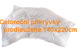 Prodlouené pikrývky celoroní 140x220